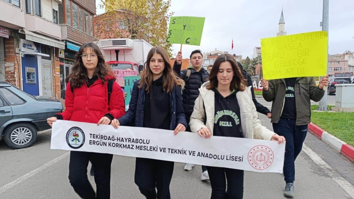 Eko-Tekirdağ Projesi Kapsamında Hayrabolu'da Yürüdük